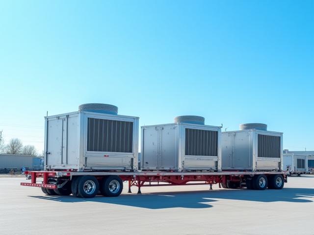 Large HVAC cooling units for data centers